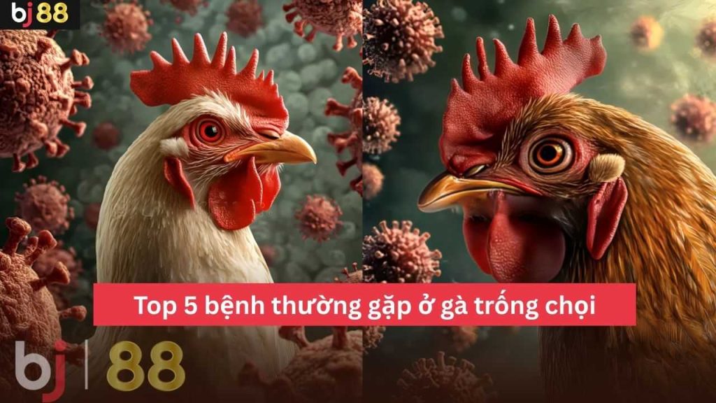 bệnh thường gặp ở gà trống chọi